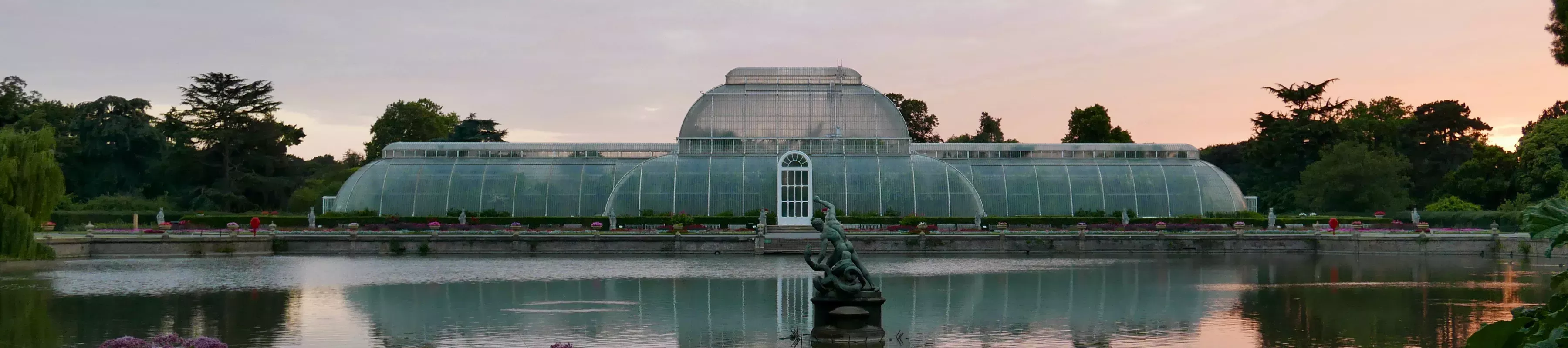 Palm House at sunset © RBG Kew View of the Palm House at sunset