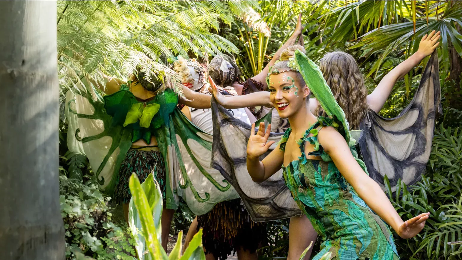 Dream Fairies © Australian Shakespeare Company A group of fairies sneaking through nature